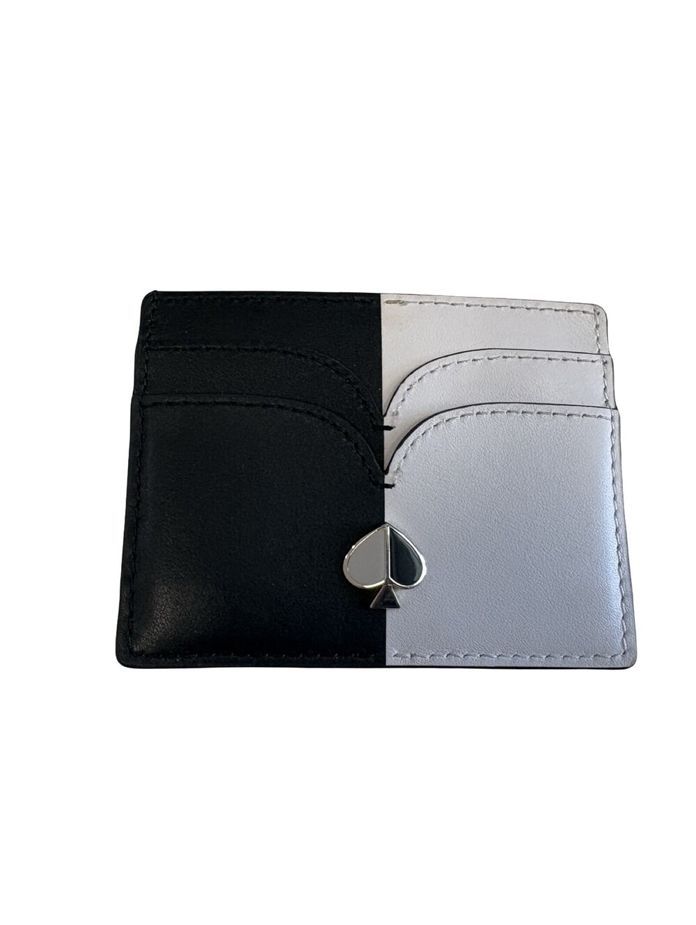 Kate Spade Nicola Black and White Bicolor Card Holder